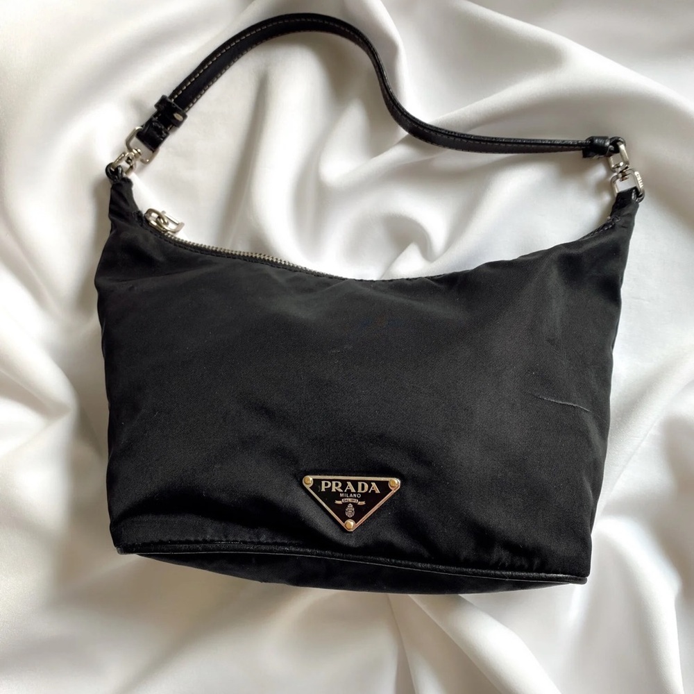 PRADA Tessuto Sirio PochetteShoulder Bag